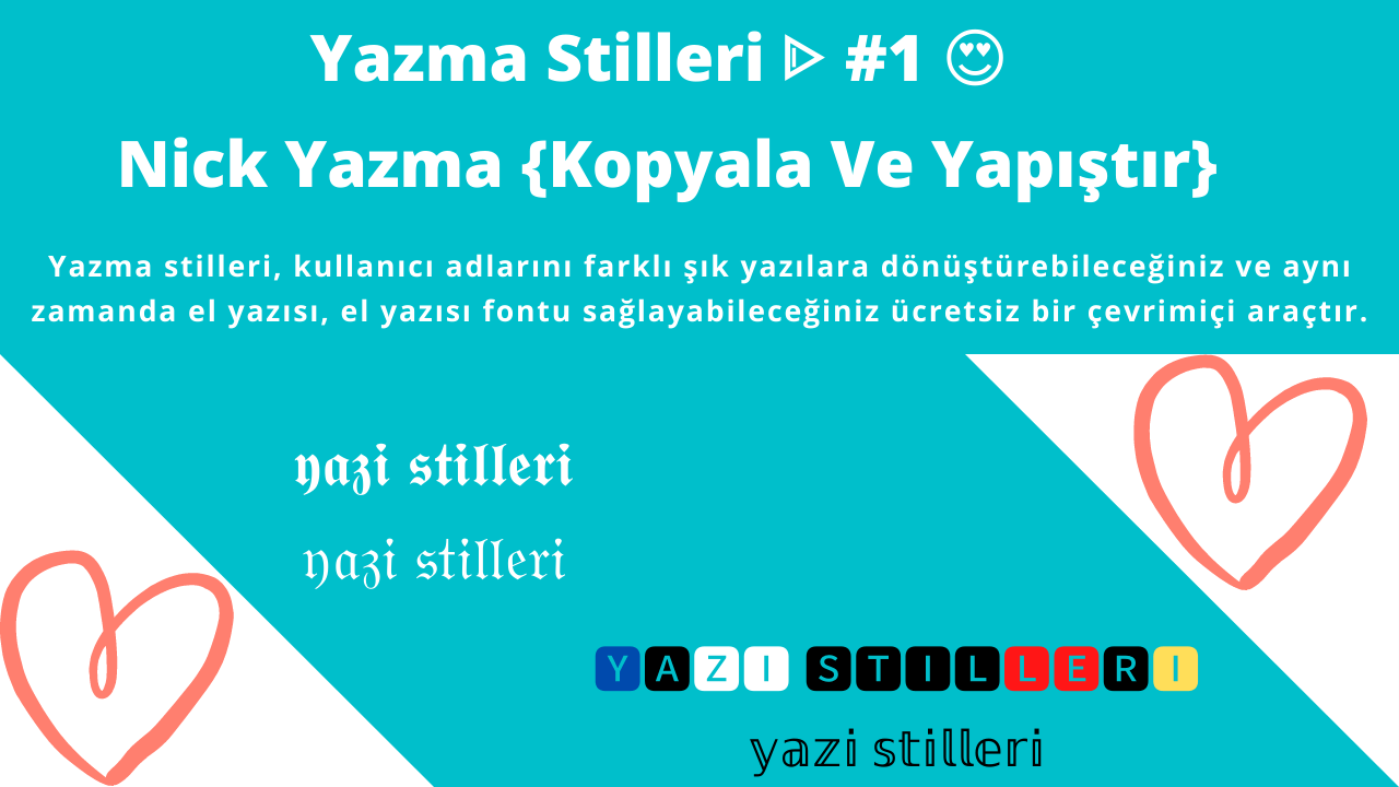 Yazı Stilleri